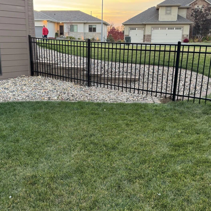 metal fence installation