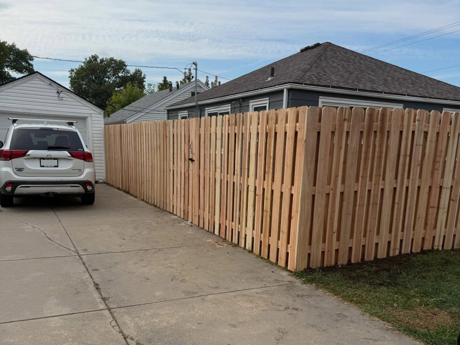professional wood fence installation